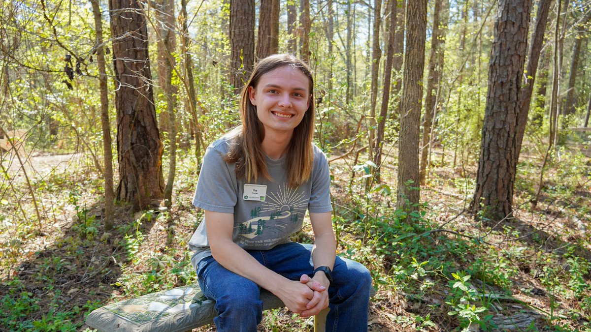 Michael Buckman, manager of the Kreher Preserve and Nature Center, says the mission of the center most basically is “to instill a sense of stewardship or passion of nature” in people. 🌳 Max Nemeroff is the embodiment of that mission. 🔗bit.ly/3TWED3y