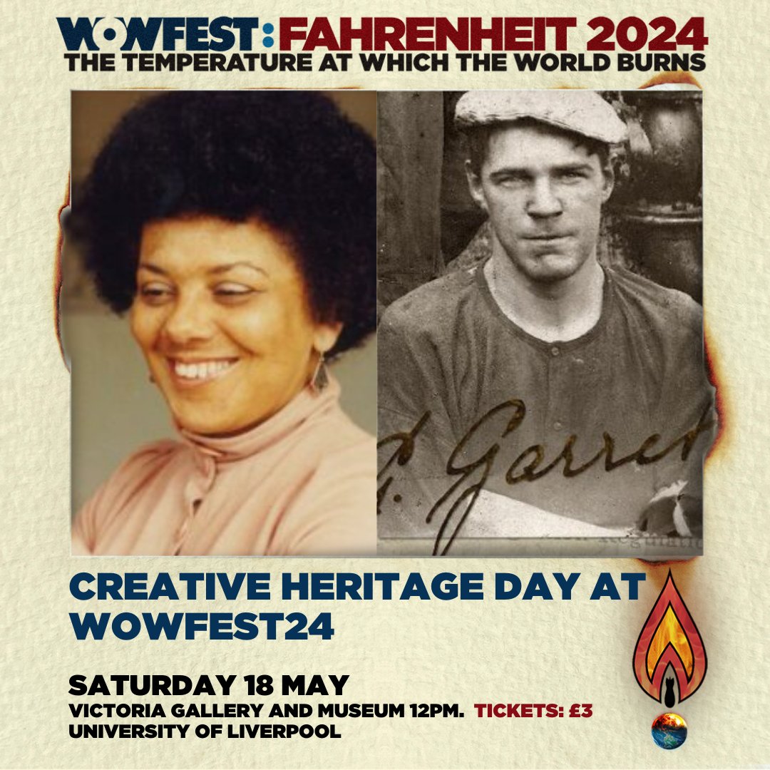 wowfest's tweet photo. Join @wowfest @VictoriaGallery for our Creative Heritage Day, a showcase of WoW’s highly successful archive projects, including the #GeorgeGarrett & #DorothyKuya archive project, as well as the chance to chat with subject specialists
18 May, 12pm
🎟️ https://t.co/FVr6gdVWQz https://t.co/1wOwzxcHhJ