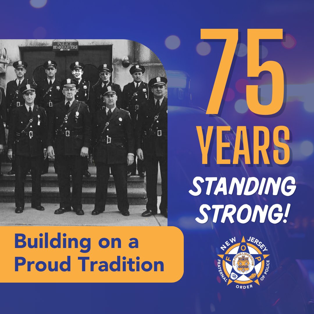 The #NJFOP stands by its motto, “Building on a Proud Tradition,” providing the protections, benefits and resources to ensure our members may continue to protect and serve our communities.
#fopstrong #fopfamily #lawenforcement #policeofficers #newjersey #cops #serveandprotect