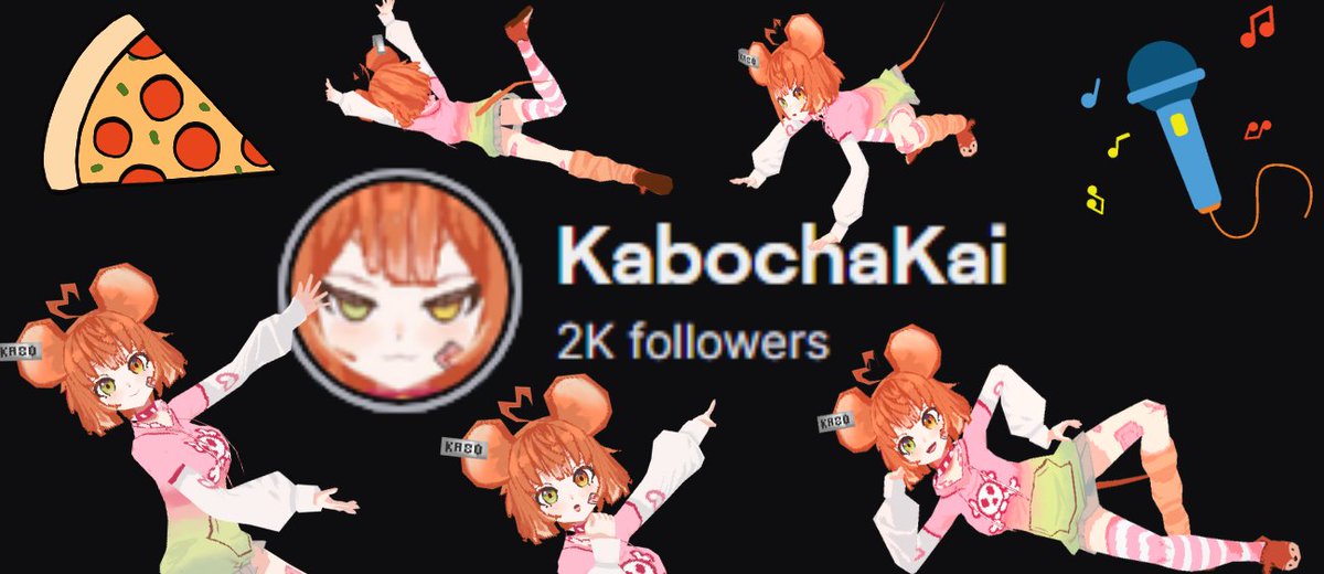 2000 followers?! That is insane. Thank you to every person who helped me reach this milestone! 💗 Before streaming I was so lonely, now I have 2000 people beside me wtf?! 😭 Planning on having some sort of pizza party and karaoke as a thank you to every for their love! 🍕🎤