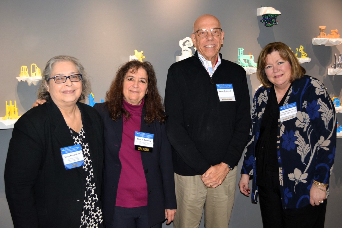 Limiting sugary drinks, fast food and alcohol are all powerful tools in preventing cancer. Dr. Elisa Bandera, this year's Saxon Graham lecturer, focused her talk on the evolution of nutrition and cancer prevention guidelines. Thanks for stopping by #UBuffalo!