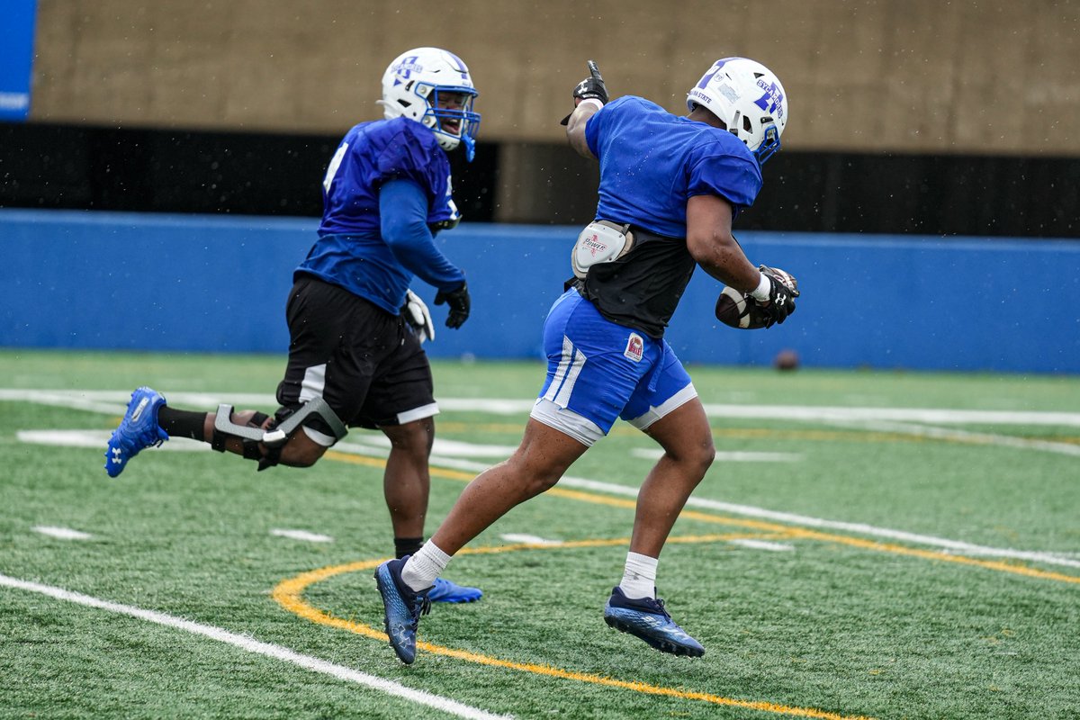 IndStFB's tweet photo. Just a little rain day football at Memorial Stadium.

We got the work done!

#MarchOn | #LeaveNoDoubt https://t.co/cjDnA4x4YJ