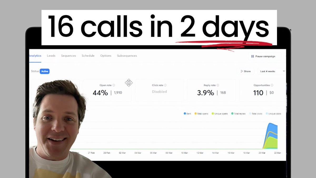 We booked 16 calls in 2 days (and found over 100 buyers) with cold email

Want to see how? Comment "Email" and I'll dm you the video (must be following)