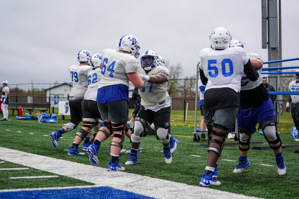 IndStFB's tweet photo. Just a little rain day football at Memorial Stadium.

We got the work done!

#MarchOn | #LeaveNoDoubt https://t.co/cjDnA4x4YJ