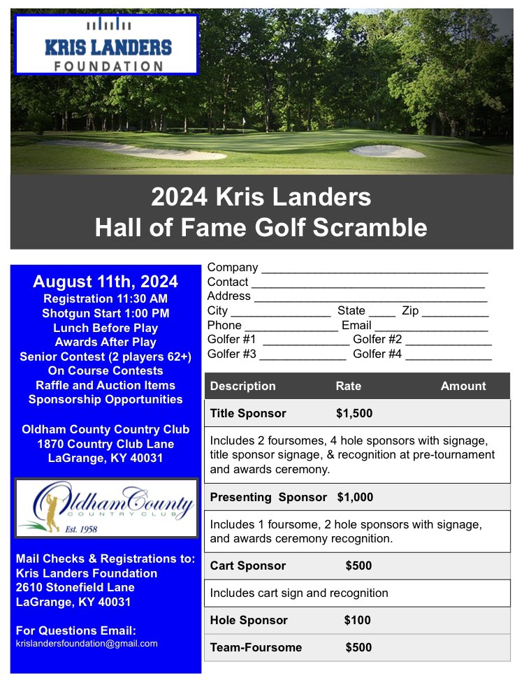 Kris Landers Foundation tweet media