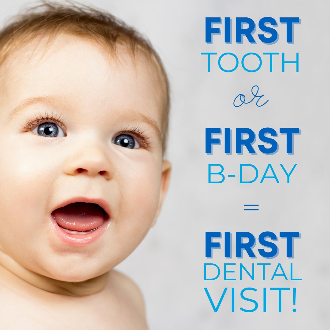 🌟1st dental checkup!🌟

Establishing a dental routine early can help keep your kid's smile healthy and bright!😃✨😁

#pediatricdentist #rvakids #rvamom #rva
