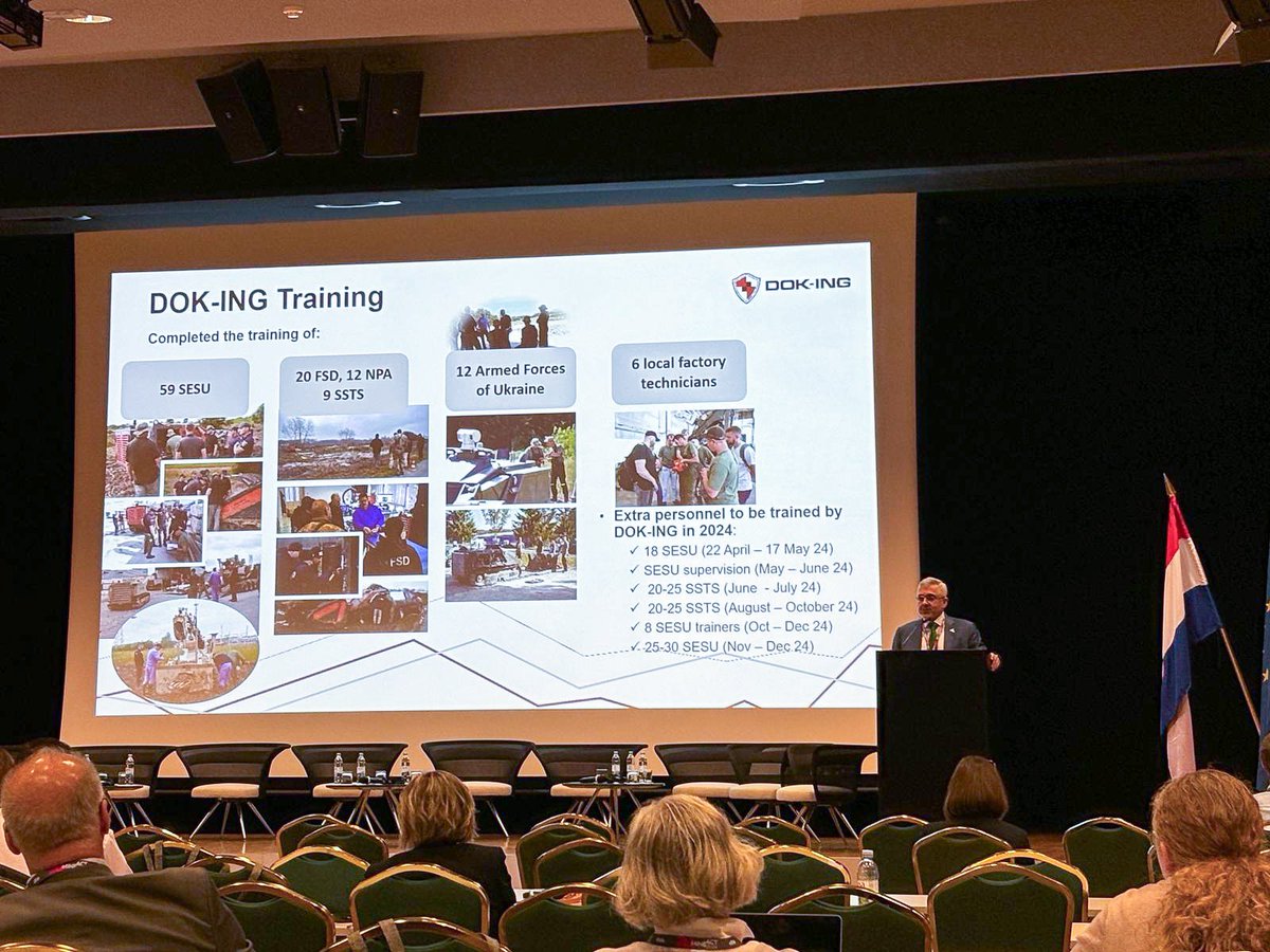 @DOKING_Ltd stood out as the pinnacle of expertise & #innovation at the 20th #International #Symposium on #MineAction 2024 in #Cavtat, highlighting contributions to #mine #action in #Ukraine. Read more: dok-ing.hr/news/among-35-…
#doking #ctro #CroatianMineActionCenter #Humanitarian