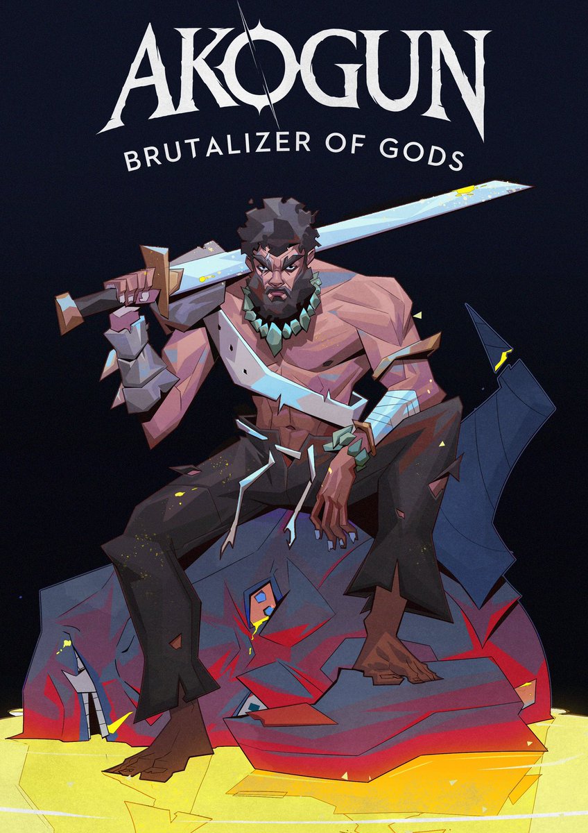 Been waiting for forever to reveal this cover by South African genius artist - Venus Bambisa (@VenusBambisa). Oh yeah and Akogun: Brutalizer of Gods #1 is getting a second printing. 🥳🥳🥳
