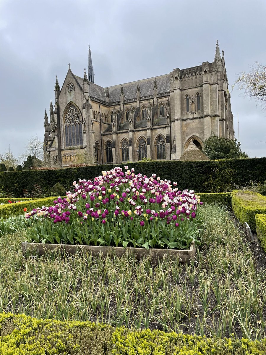 Favourite view today #arundel castle #tulip festival