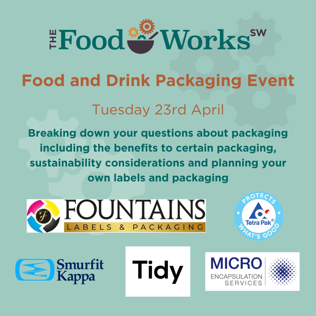 Meet the experts Tuesday 24th April. Launching a new product? Not sure of packaging options? Changing current packaging? The quiz the people who know! Only open to food and drink producers, for more information and how to book a place go to ow.ly/CAAf50Re9Mc