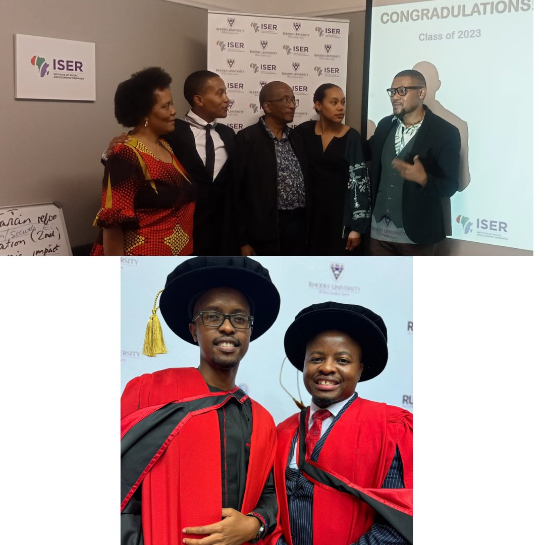 During the RU 2024 graduation week, the ISER was excited to have its second cohort of the 'Honours Degree in Interdisciplinary Studies' graduate across the Humanities and Commerce faculty ceremonies. In addition, we celebrated the graduation of two ISER staff members.
