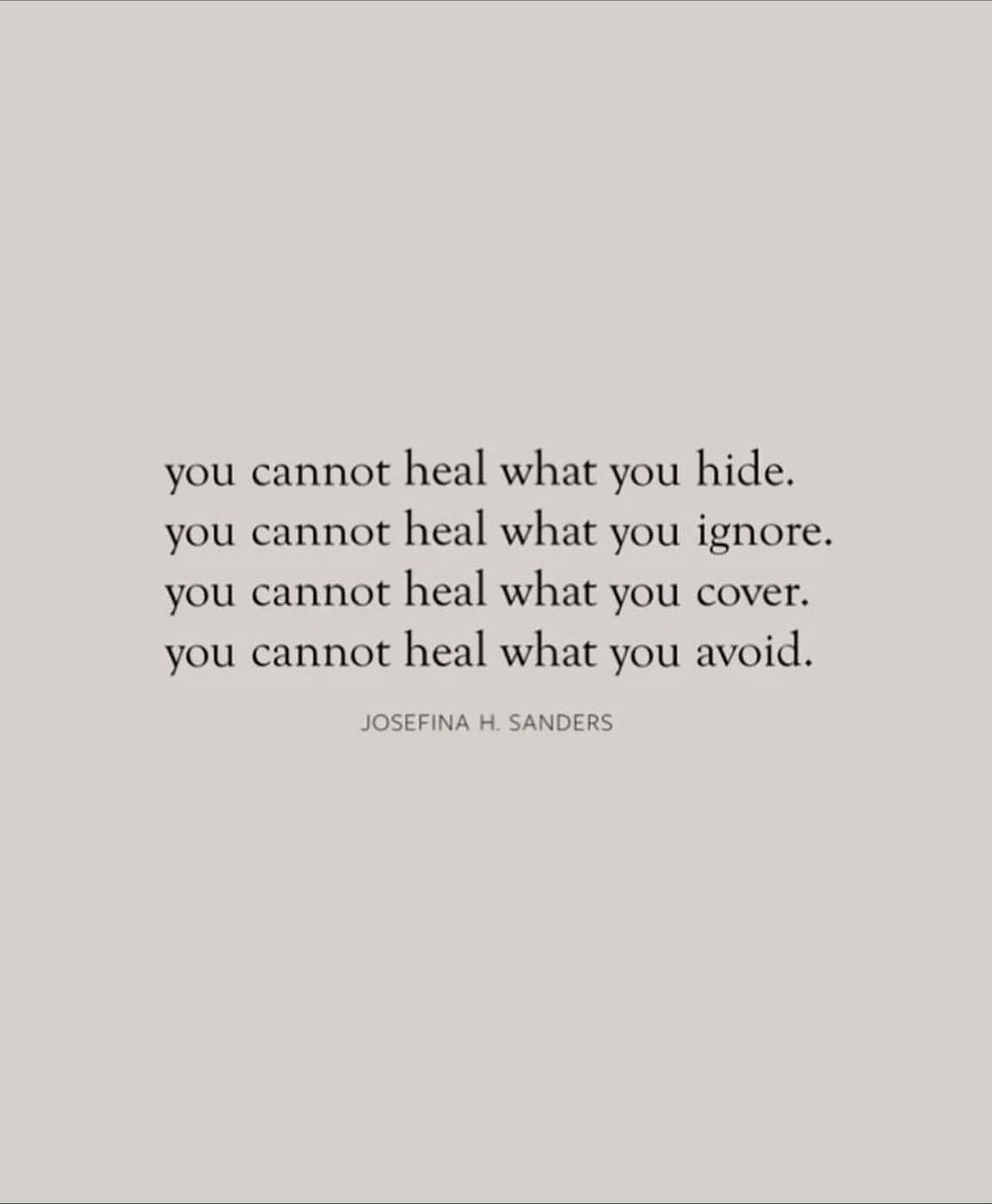 You cannot heal...