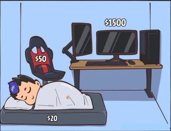 What is the most expensive item in your room? 📷reddit/PCMR - ObvKicks