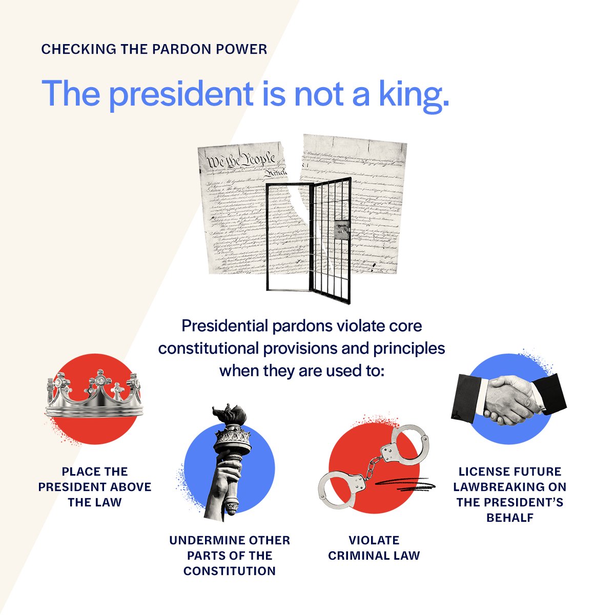 As examined in our report, the pardon power may be abused in at least four distinct ways: