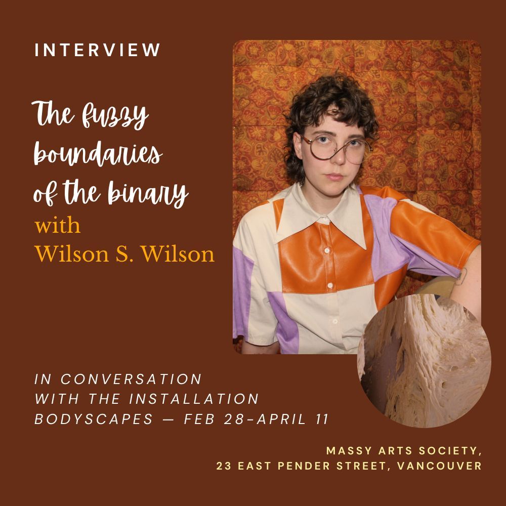 To celebrate the exhibition Bodyscapes, Massy Arts interviews Wilson S Wilson investigating the relationships between gendered bodies, gender socialization, self-conflict, discomfort and defeat. Read the interview 'The Fuzzy Boundaries Of The Binary' here: bit.ly/3Txeauv