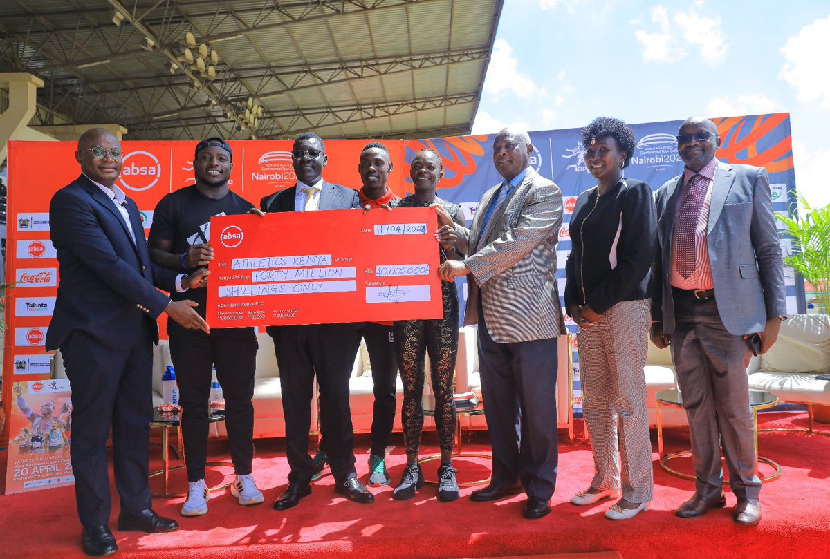 Absa Bank Kenya have pumped Kshs 40 million into the fifth edition of the Kip Keino Classic, a World Continental Tour Gold Meeting, scheduled on April 20, 2024 at the Nyayo National Stadium in Nairobi. #AbsaKipkeinoClassic2024 #YourStoryMatters