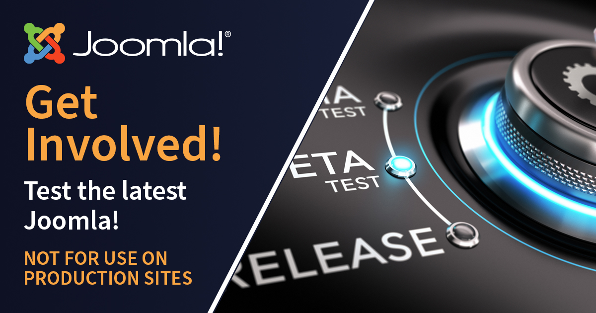Calling all testers! We need YOU! Round 2 for RC2 testing. Please test before the release! Learn how at: Joomla! 4.4.4 RC2 - forum.joomla.org/viewtopic.php?… Joomla! 5.1.0 RC2 - forum.joomla.org/viewtopic.php?… #Joomla #CMS #OpenSource #Testing