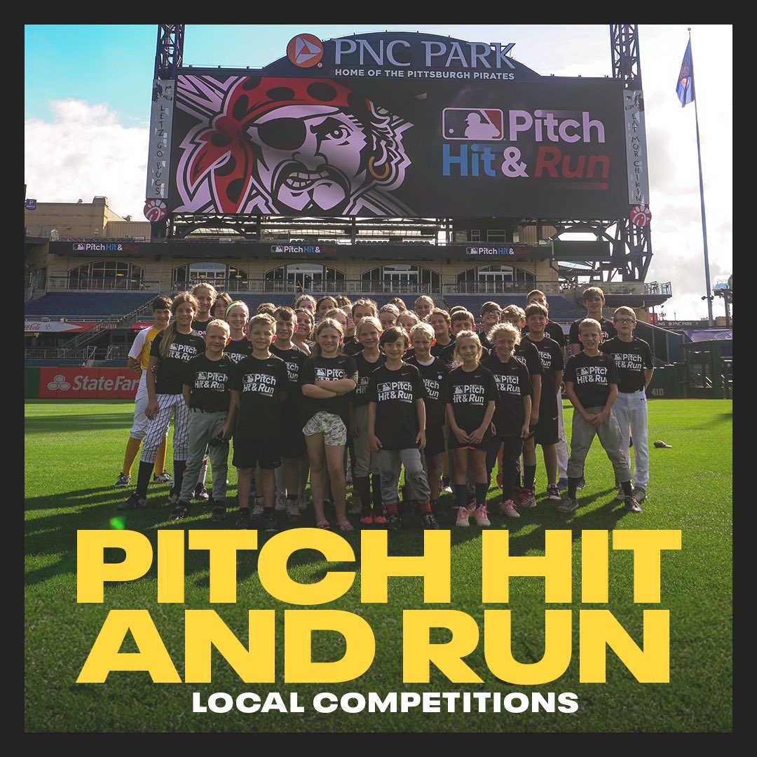 Interested in participating in a Pitch Hit and Run Competition with a chance to make it to PNC Park for the team championship? Check out our Pirates Nike RBI Organizations hosting local competitions around Pittsburgh.