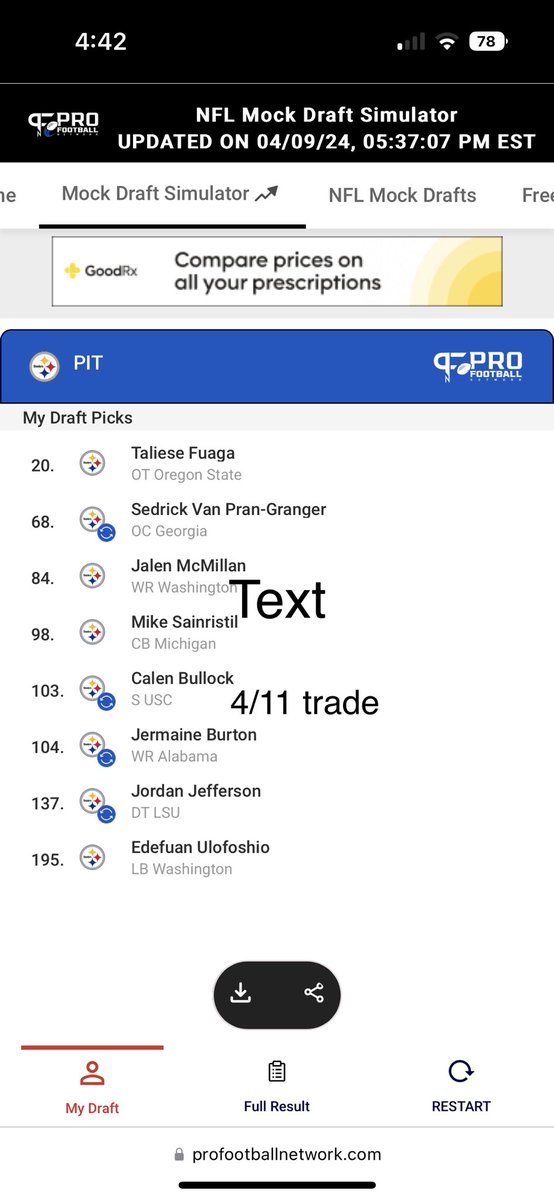 YexEffect's tweet image. Did a couple ⁦@FarabaughFB⁩ Mocks this morning