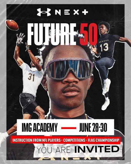 I’m excited and honored to announce I’ve been invited to the @UANextFootball Future 50 #UANext @DemetricDWarren @CraigHaubert @TomLuginbill @TheUCReport @CoachMatteo_WFS @CoachMcCannERT @Spotlight39_Pod