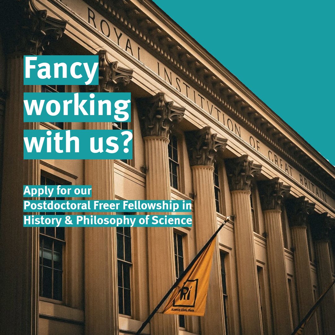 Could you: 🖊 Lead research into two prominent lecturing programmes? 🗣 Share their research findings as part of our 200th anniversary celebrations? 🤔 Assist with the development of outreach activities? Is so, we want to hear from you 👇 rigb.org/about-us/work-…