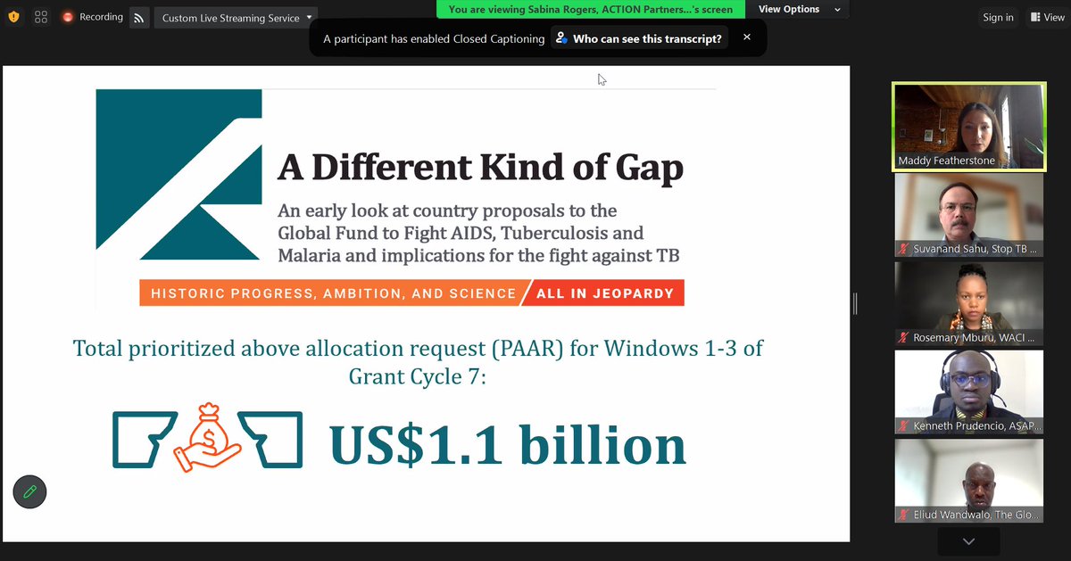 Aptly called a 'Different Kind of Gap'. If not filled urgently, this gap could lead to needless sufferings and deaths due to Tuberculosis. This is just the gap in country applications to Global Fund.  The gaps in country plans are even bigger.