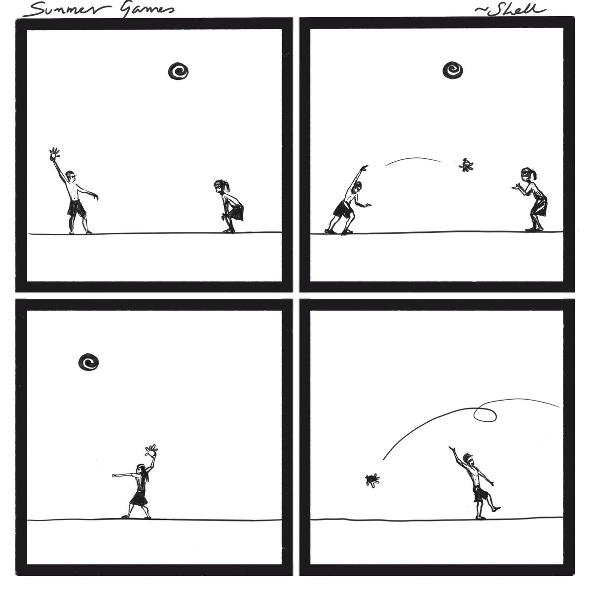 shell_inking's tweet image. “Summer Games”, 2023