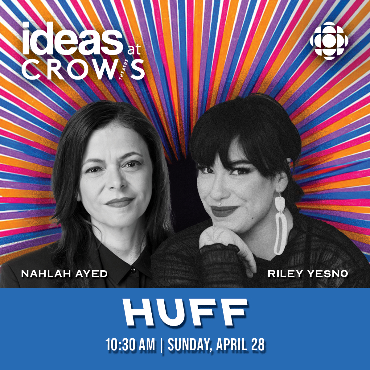 Anishinaabe scholar Riley Yesno will explore Indigenous futurism and the connection between dreams and new realities, inspired by Cliff Cardinal's HUFF. April 28 @ 10:30am 🎟 Free ticket to IDEAS: ow.ly/Kljc50Reai2 🎟 Ticket to HUFF: ow.ly/YpYj50ReahZ