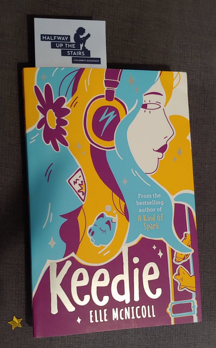 Thank you @HalfwayUpBooks for delivering Keedie by @BooksandChokers so fast! My daughter and I will now argue over who gets to read it first 😆 Love books with #Autistic main characters 🌟