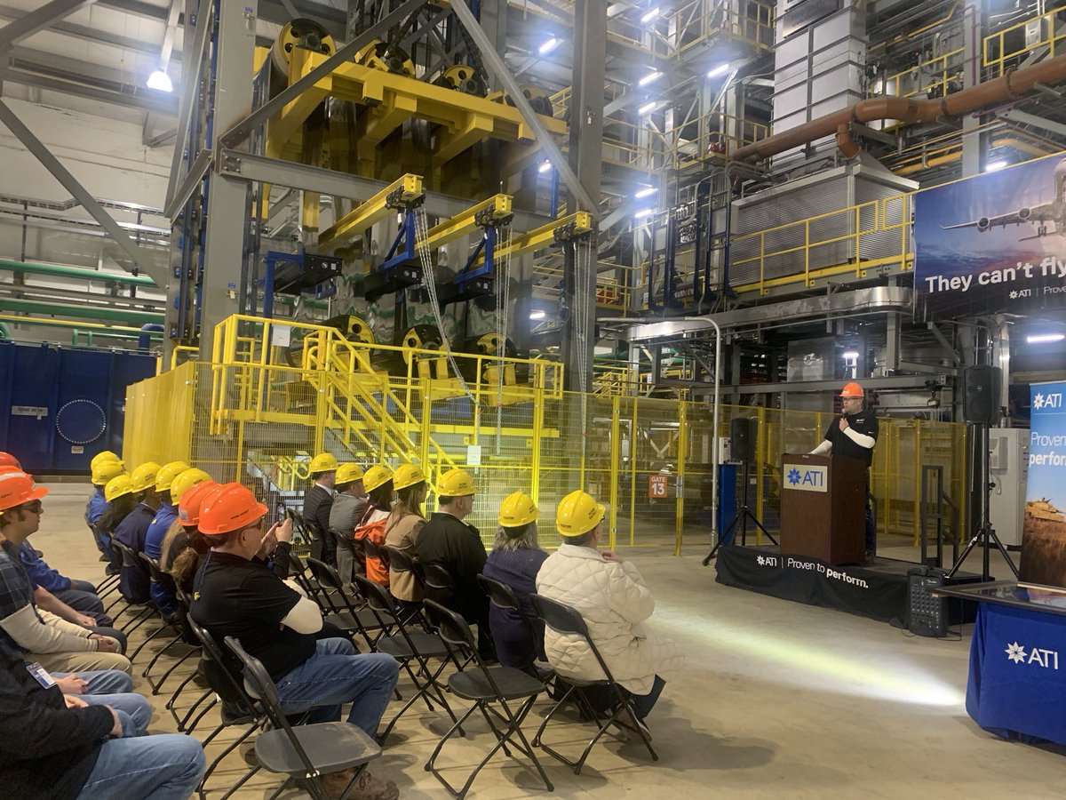 ATI celebrating the opening of the Bright Anneal plant in Vandergrift. The mill has been in the borough more than 150 years.