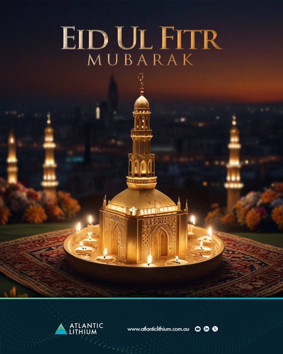 Wishing all Muslims around the world a joyous and peaceful Eid-ul-Fitr. #EidulFitr2024 #ALL #A11 $A11 $ALLIF #Lithium #Ghana #Mining