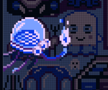 Today contribution for <a href="/basepaint_xyz/">BasePaint</a>, Day #246 with theme: LFGotchi: Aavegotchis on Base!

(Got help from the dear <a href="/manytle/">😺 Manytle ꜩ 🐈💜15</a> 🫂💛)