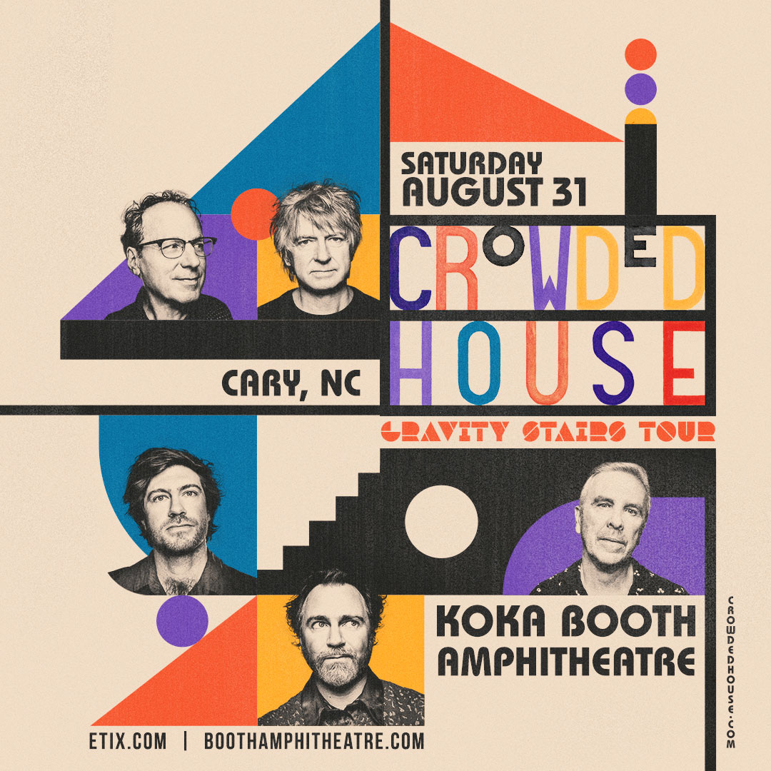 Just Announced! Don't miss CROWDED HOUSE when they bring their Gravity Stairs Tour to KBA on August 31st! Tickets go on sale next Friday, 4/19 at 10am. More info: boothamphitheatre.com/events/detail/…