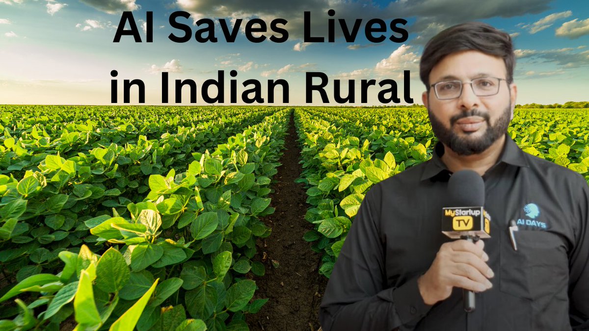 AI Saves Lives in Indian Rural Discover how AI is revolutionizing farming in India, saving lives and preventing tragic accidents. Watch the full video on our web TV: youtu.be/y6SjCtu6vTk #AgriculturalAI #FarmSafety #AIInFarming @kiranychandra @majsunilshetty @mystartuptvin