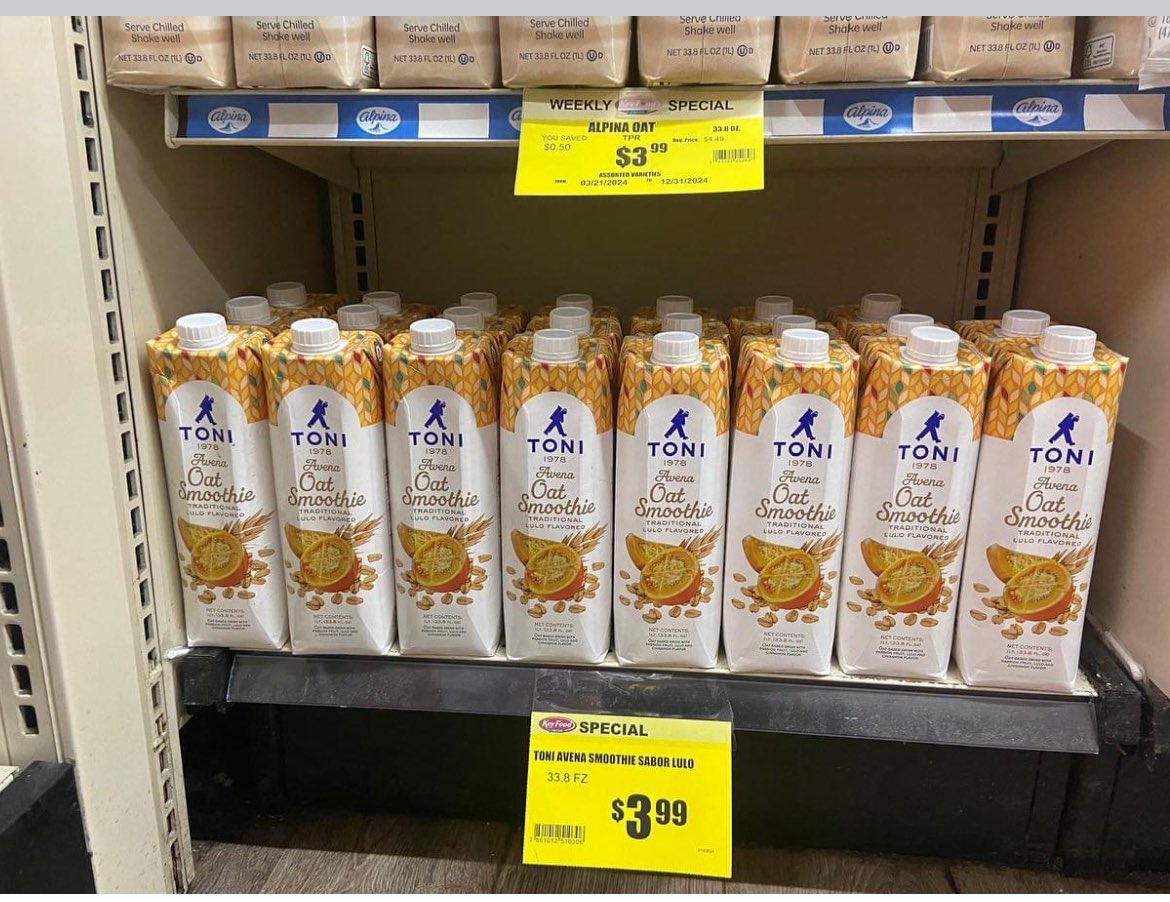 ivonnelago's tweet photo. Productos ecuatorianos se venden en varios supermercados de Florida, EEUU. 

Están en los Bodegones de West Palm beach, en los bravos de Pembroke pines y en los key food de Sunrise y Hollywood. https://t.co/09qZTvkJSF