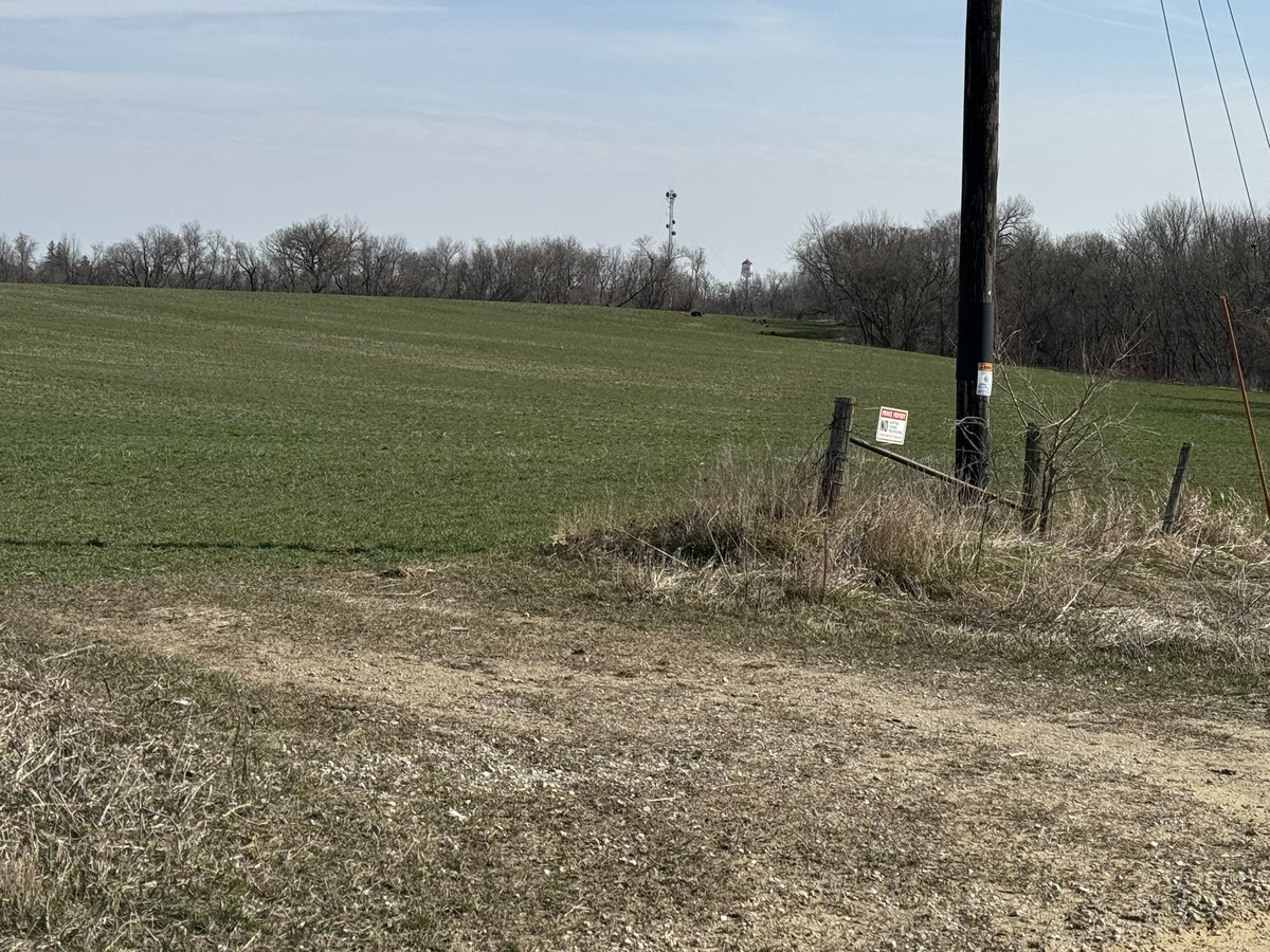 Here’s an interesting picture- We’re still in the red All the ditches around are full… my fields are tacky…(with snow in a few spots) With that said- termination orders are in as soon as fields are fit