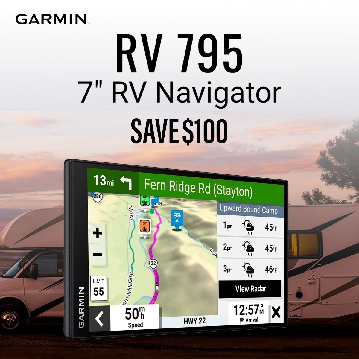 Continuously record your drive, and automatically save video of incident with the built-in dash cam buff.ly/4cLviEB #Garmin