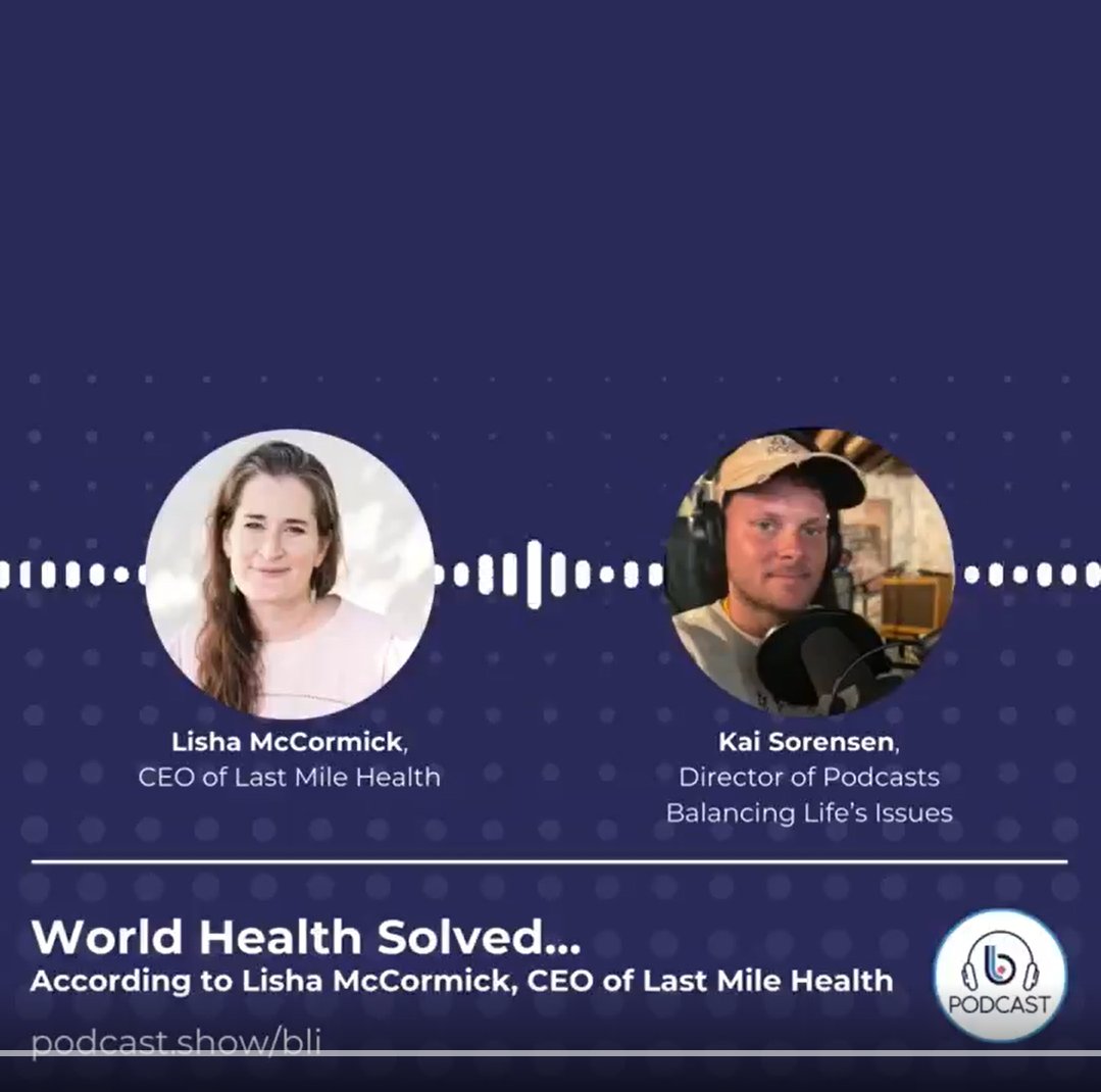 LMH CEO @Lisha1McCormick on Balancing Life's Issues podcast: '2 billion people lack access to care due to geographic distance. How do we ensure health systems are inclusive of integrated services for those that would otherwise be out of reach of care?' bit.ly/3UdiEqr