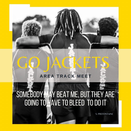 It’s go time, Jackets. Show them what you’re made of today at the #areatrackmeet. @10ThomasRendon @KellyKenyan @M_Kennedy2248 @KadenDSanders @IsomJadarius_ @trace_olsen
