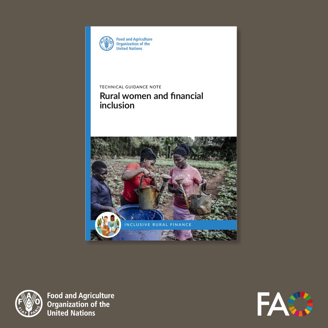 📘Out now! Empowering rural women through financial inclusion! @FAO's guide sheds light on innovative approaches to overcome barriers and enhance economic empowerment. Discover actionable steps, best practices, and inspiring case studies. Read more 👉 doi.org/10.4060/cc9522…