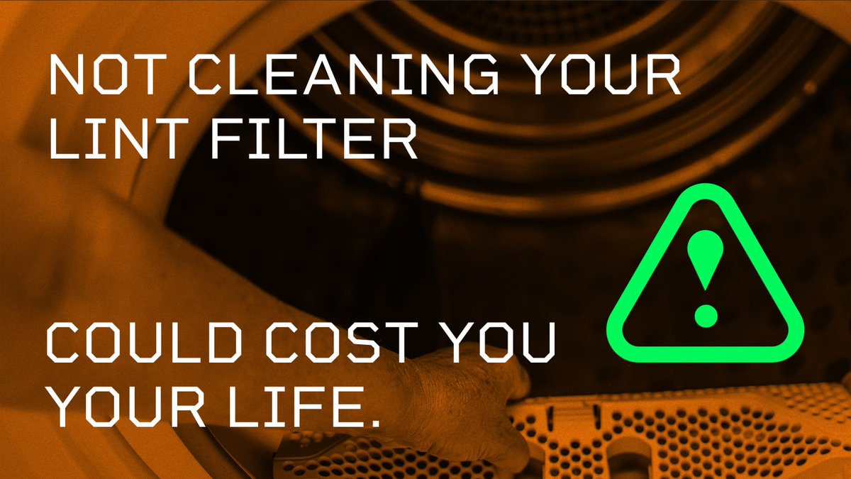 Don't let lint build-up spark trouble in your home... ⚡Not cleaning the filter in your tumble dryer can lead to a build up of lint - one of the main causes of tumble dryer fires in the home. 🔥 Learn more: ow.ly/w6Xt50Re9zJ #SpringSafety #CleanYourFilters #HomeSafety 🧹