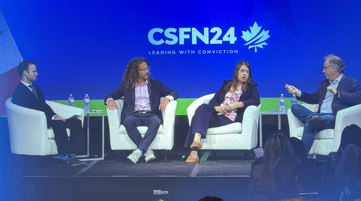 Love that @thevivafrei was on this panel talking about the online censorship bill at #CSFNConference.

He did not hold back one bit and I’m all for it!

We need to more Canadian voices with conservative values talking about tough issues.  Who do you follow/watch in Canada?  Post