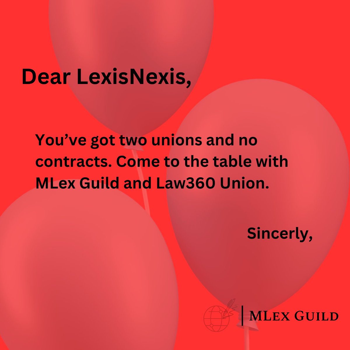 When we announced @mlexguild a year ago we became the second @newsguild union within @LexisNexis. They’ve come to the table with us over our contract once & have let @law360union’s contract lapse for 18 months. There’s still time to sign cards, our members at #atspring have some