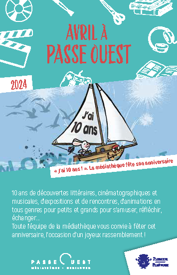 VillePloemeur's tweet photo. La #médiathèque Passe-Ouest fête ses #10ans et toute l'#équipe vous offre en cadeau un superbe #programme à découvrir ici👇
https://t.co/TcxwEfSo9B
On vous y attend nombreux dès ce weekend 😃
#anniversaire #jai10ans #mediatheque #surprises #Ploemeur https://t.co/XIADMqjS5d
