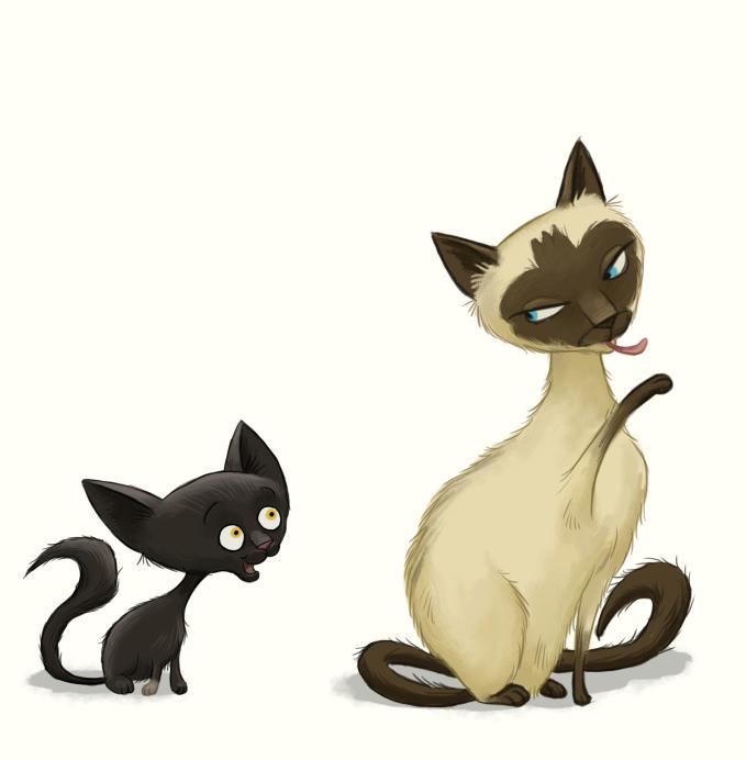 K-K-K-Kitty Cats!! #illustration #characters #childrensbooks #kidlitart #picturebooks #cats catling-art.com