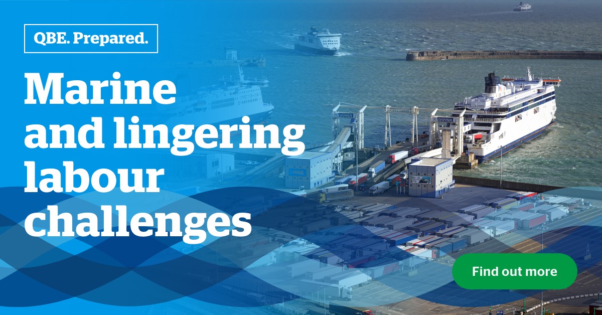 Labour challenges and geopolitical pressures are some of the obstacles that marine businesses will face this year. To discover more and learn the 5 ways marine businesses can manage risks in 2024, click here - qbeeurope.com/sector-resilie… #marine #marineindustry #shipping