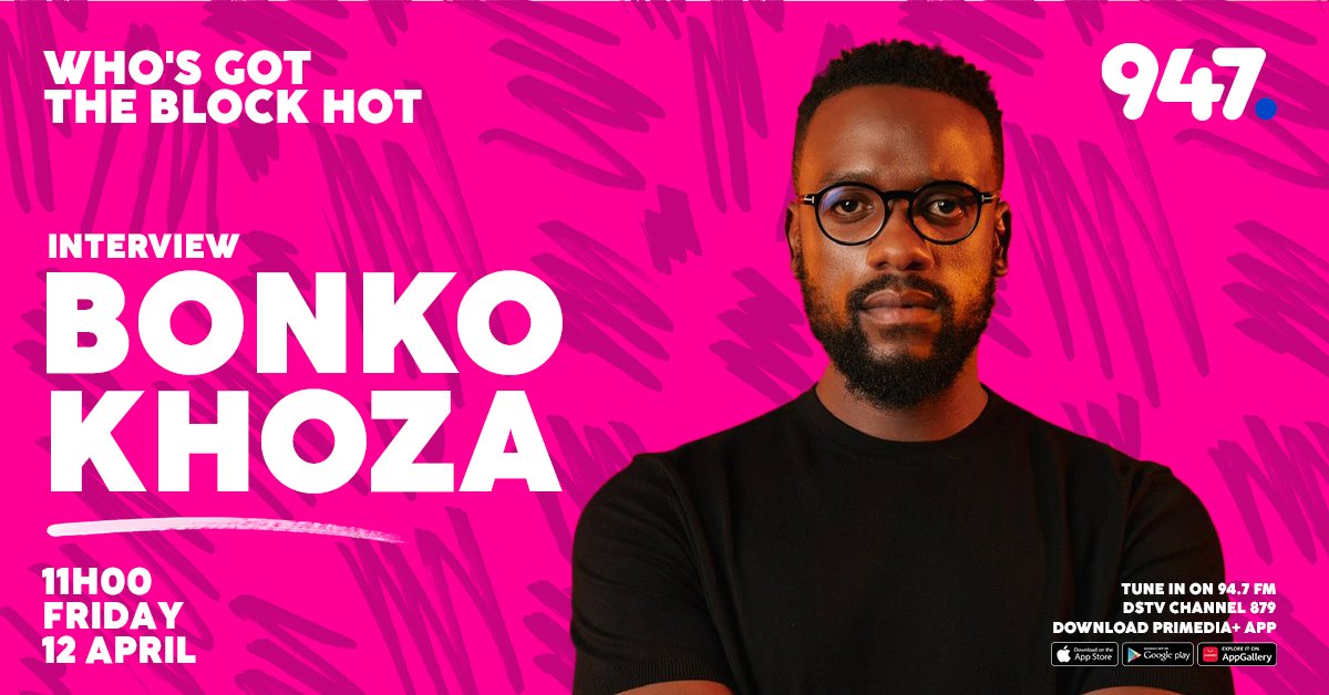 🚨 Award-winning actor Bonko Khoza chats to @moflavadj on Friday 12 April at 11h00. 

#MoFlavaOn947 #BonkoKhozaOn947 

📲 Download 
Primedia+ App 
primediaplus.com