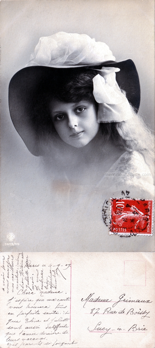 mercipourlacart's tweet photo. Portrait de jeune fille portant un large chapeau - 1909
Présentation de la carte :
https://t.co/b8wVwKq8E4
Album cartes postales Enfants :
https://t.co/vOhx8lEkZD
#capeline #chapeau #jeunefille #fille #portrait #regard
#CartePostaleAncienne #CartesPostalesAnciennes https://t.co/sbMlY9pXRE