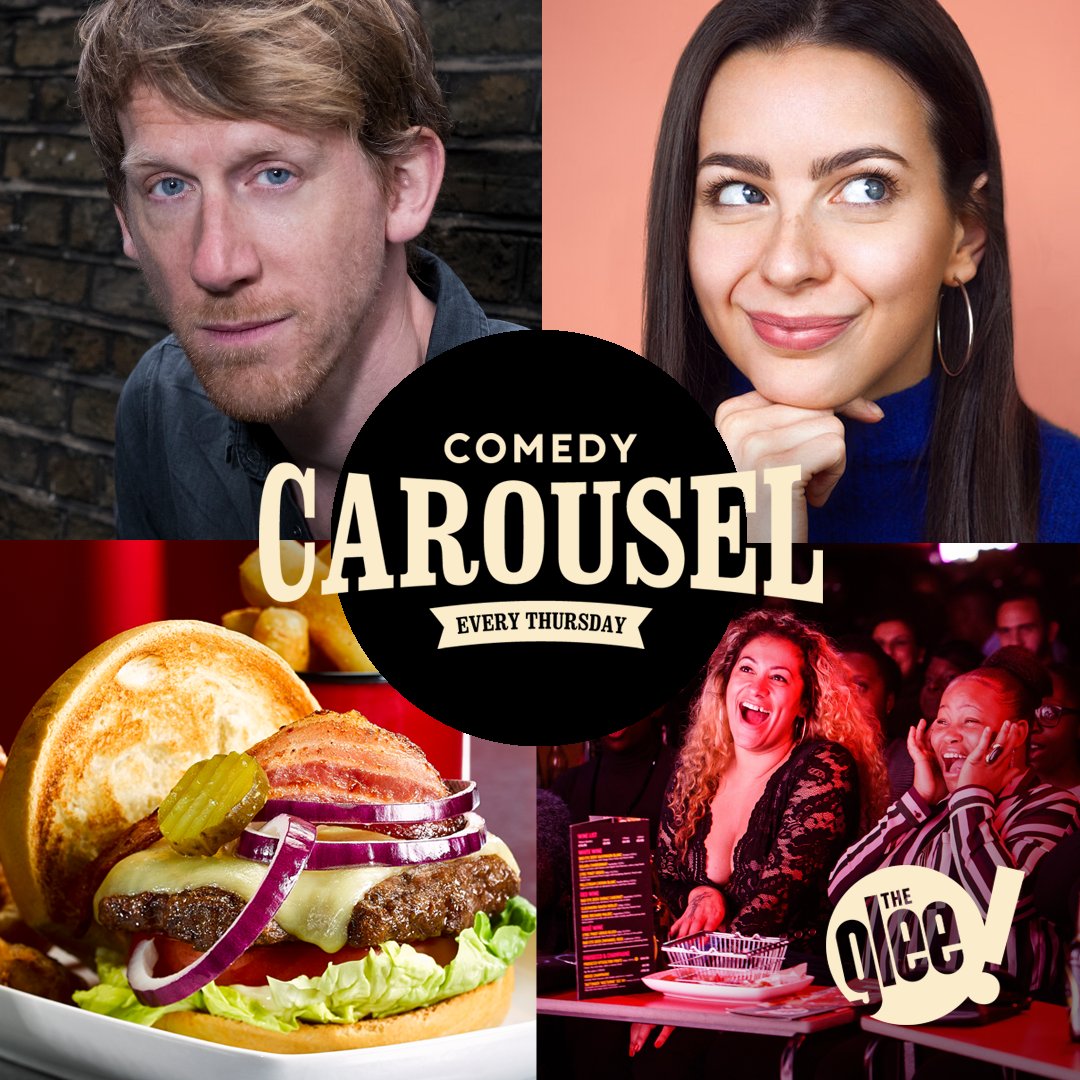 🎠TONIGHT'S COMEDY CAROUSEL🎠 Are you ready for another round of award-winning comedy (for 4 years running)?! Featuring: ⭐️ Andy Robinson ⭐️ @GermanComedian ⭐️ @abiclarkecomedy 📶 A big screen bringing you the best bits from the weird world of the web 🎟️bit.ly/ComedyCarousel