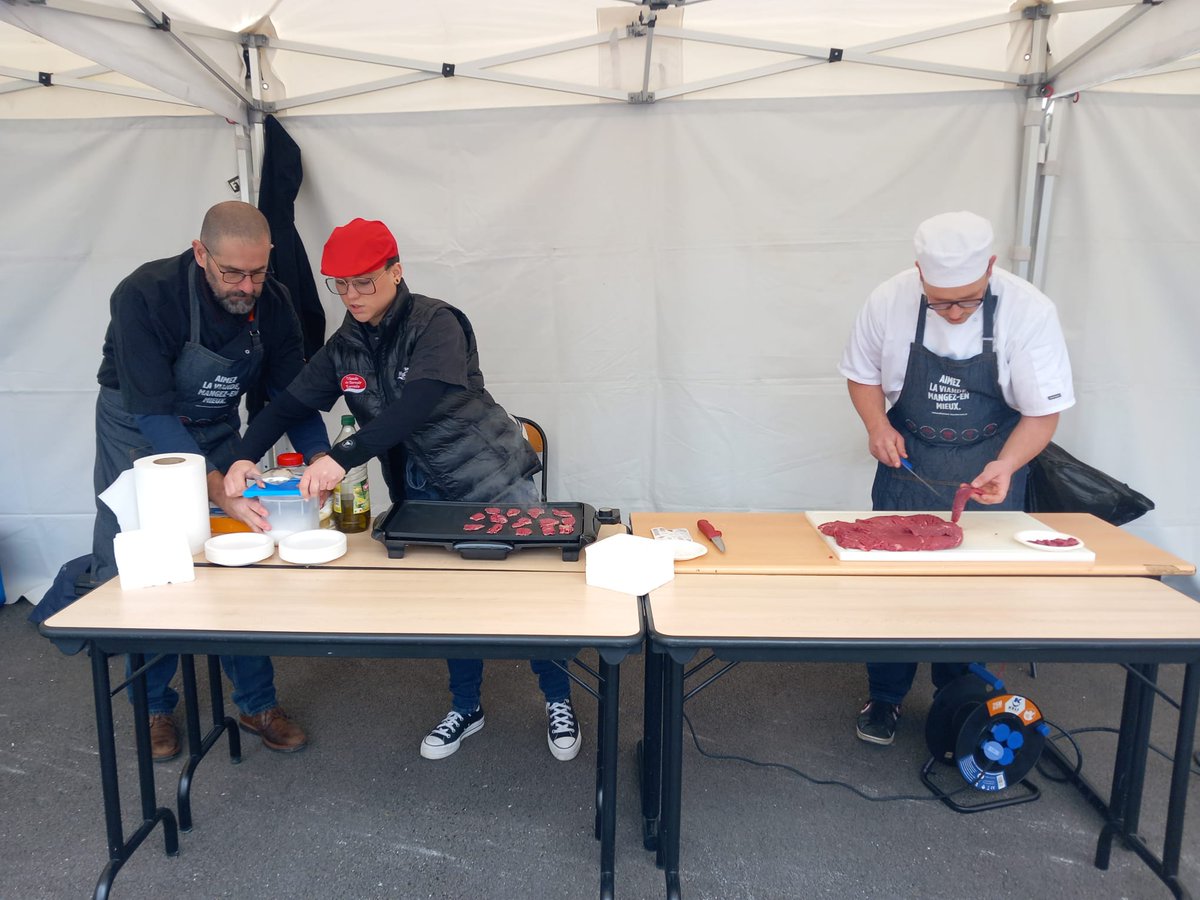 Interbev Grand Est (@interbevgdest) on Twitter photo #ceuxquifontlaviande c'est aujourd'hui #oselelevage dans le <a href="/DptMarne/">Département Marne</a> avec <a href="/AlmeaFormations/">Alméa-formations-interpro</a> et <a href="/ChambreAgri51/">Chambre d'agriculture de la Marne</a>
Venez découvrir les métiers de <a href="/confboucherie/">CFBCT</a> ! #ceuxquifontlaviande c'est aujourd'hui #oselelevage dans le <a href="/DptMarne/">Département Marne</a> avec <a href="/AlmeaFormations/">Alméa-formations-interpro</a> et <a href="/ChambreAgri51/">Chambre d'agriculture de la Marne</a>
Venez découvrir les métiers de <a href="/confboucherie/">CFBCT</a> !